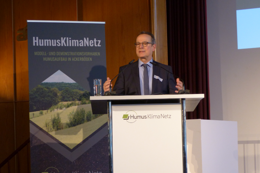 Prof. Dr. Folkhard Isermeyer, Präsident Thünen-Institut, auf dem Feierlichen Auftakt zum HumusKlimaTag
